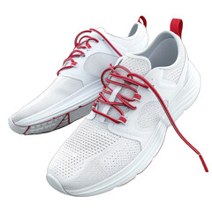 Lightweight Athletic Sneakers on transparent background