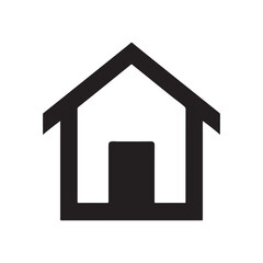 Web home icon for apps and websites. Collection home icon, Real Estate logo, House symbol vector illustration.
