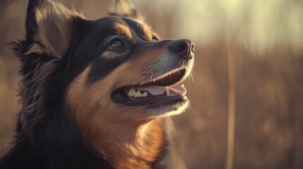 Fototapeta premium The Dog with a Smile