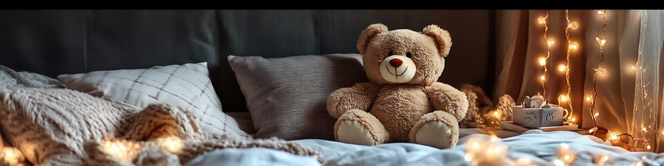 Here is the image of a teddy bear with a bowtie