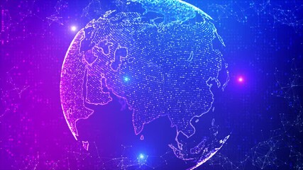 Digital technology cyber speed connect global world internet of things, deep learning, Ai big data, Innovation 5g background innovation future tech data, internet network connection, Ai big data 3D - Powered by Adobe