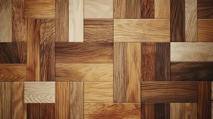 Square wood pattern laminate flooring