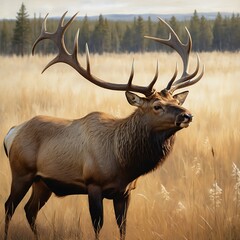 Fototapeta premium deer in the woods