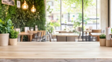 Savor a tranquil dining experience amidst lush greenery in a modern interior - serene atmosphere for relaxation