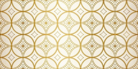 Elegant Golden Geometric Pattern with Subtle Textured Background