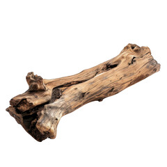 driftwood log isolated on white background png