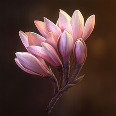 Fototapeta premium flower, floral, botanical , petal, wall art , poster, graphic design assets, 