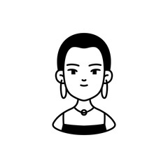 Career Avatar Character Icon Design - Luxury Vector Line Art Illustration