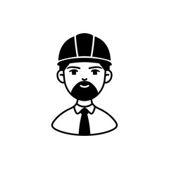 Career Avatar Character Icon Design - Luxury Vector Line Art Illustration