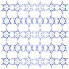 CHRISTMAS SNOWLAKES WINTER DESIGN PATTERN TEXTURE BACKGROUND VECTOR