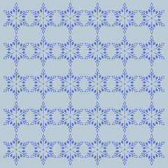 CHRISTMAS SNOWLAKES WINTER DESIGN PATTERN TEXTURE BACKGROUND VECTOR
