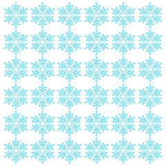 CHRISTMAS SNOWLAKES WINTER DESIGN PATTERN TEXTURE BACKGROUND VECTOR