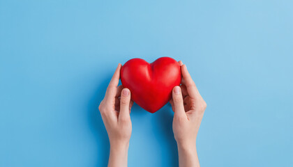 Fototapeta premium heart in hand