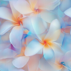 Fototapeta premium Frangipani Floral Graphic Design Assets