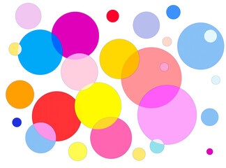 pattern with colorful circles