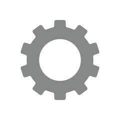 Gear vector icon
