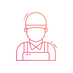 Mechanic vector icon