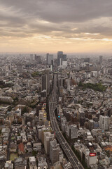 Tokyo streets and buidings, cityscape