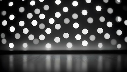 Fondo abstracto borroso con luces bokeh naranjas y amarillas