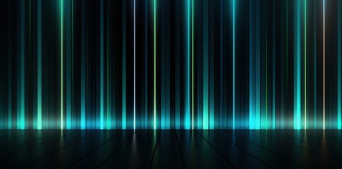 Dynamic Light Patterns Digital Presentation Visual Art Dark Environment Abstract Viewpoint