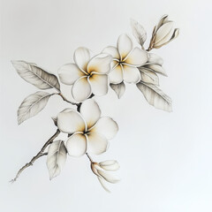 Fototapeta premium Flower Floral Pattern Marketing Design Asset