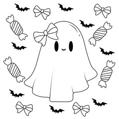 set of funny animals.Free Halloween Coloring Pages to Print - Crafty Morning