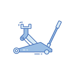 Car jack vector icon