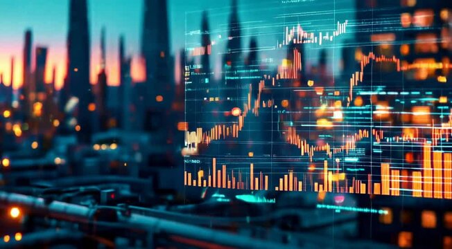 data charts explaining the flow and impact of carbon credit trading