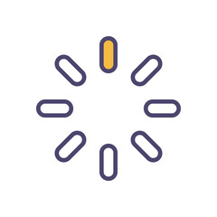 Loading icons set vector stock illustration