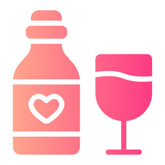 wine gradient icon