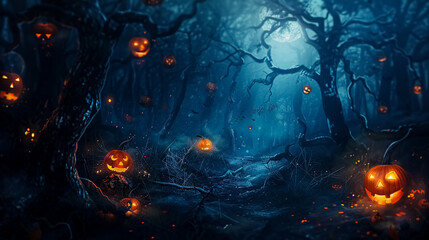Ghostly figures wander through a haunted corn maze.