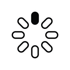 Loading icons set vector stock illustration