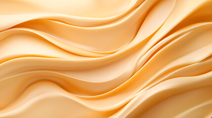 Obraz premium Creamy Ice Cream Wallpaper Design Digital Art Warm Tones Abstract Viewpoint Textured Environment for Cozy Spaces