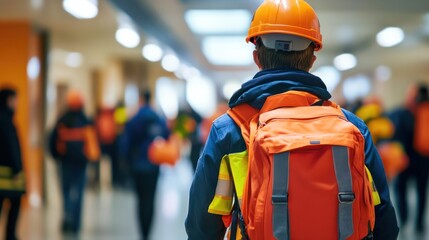 Building evacuation procedures during emergency drills