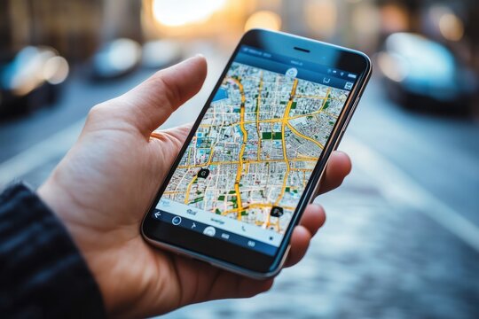 GPS and navigation satellite technology in action