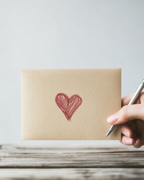 Thoughtful Letter Writing on National Pay Back Your Parents Day, Thanksgiving, and Mothers Day in Soft Focus