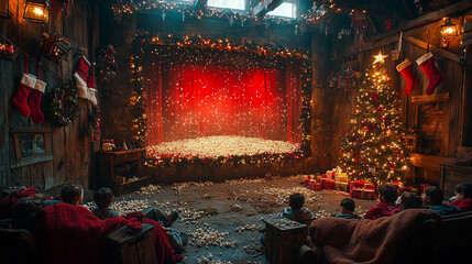 family, Christmas movies, holiday decorations, Christmas, cozy, togetherness, family time, festive atmosphere, winter, celebration, joyful, home, Christmas spirit, holiday cheer, festive, warm, holida