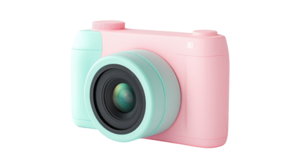 Colorful 3d camera image studio setting photography creative lens viewpoint