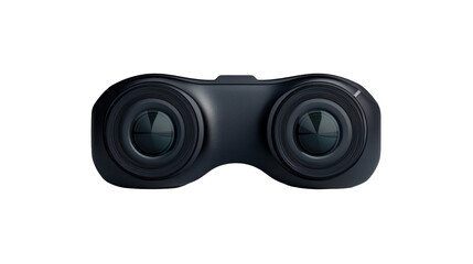 3d camera lens technology modern studio photography equipment clear background close-up viewpoint innovative concept