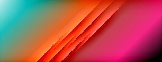Dynamic shadow lines with gradient colors geometric background