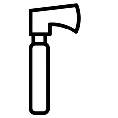 Axe Labor Tool Line Icon