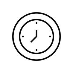 Clock icons set vector stock illustration