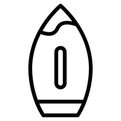 Activity Sea Surf Line Icon