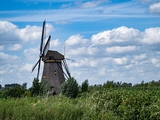 photo of windmills in Kinderdijk, Netherlands 