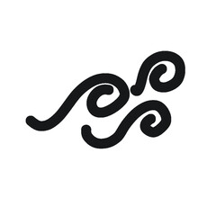 illustration wave doodle hand drawing 