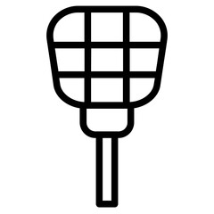 Game Sport Tennis Line Icon