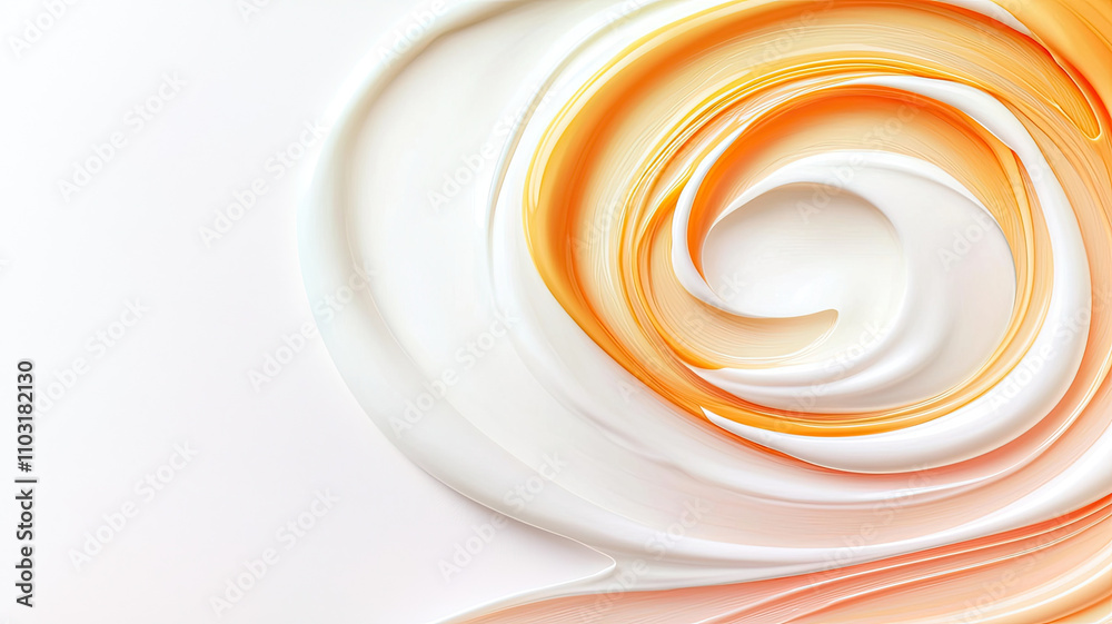 Wall mural abstract swirl of vibrant colors and lines creates dynamic pattern