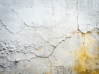 Obraz premium Grungy White Concrete Wall Background for Creative Projects, Textures and Overlays, Ideal for Presentations, Posters, Social Media Graphics, and More