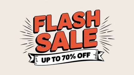 Flash sale limited time offer big savings discounts typography template promotion label background. Seasonal Sale price drop for retail shop label for flyer, brochure, website, online shopping, market