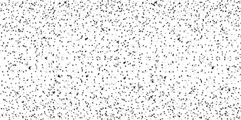 Naklejka premium Grainy fine seamless pattern. Texture white with black noise. Speckled chaotic background with scratches and dots.